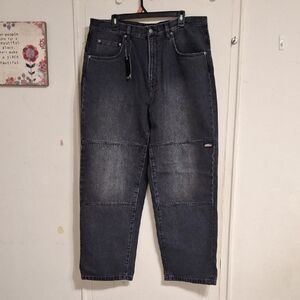 Supreme Dickies Double Knee Baggy Jeans Black